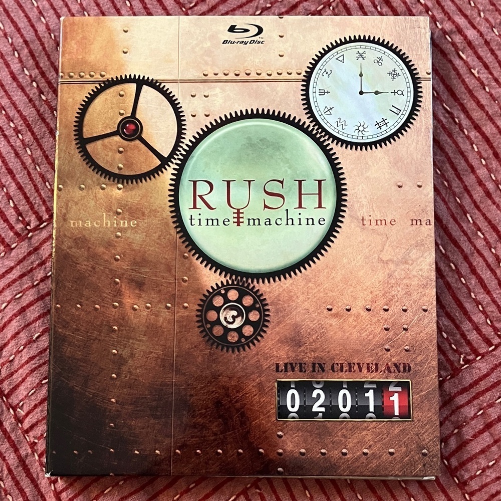 Rush : Time Machine - Live in Cleveland Blu-ray Disc in case with insert